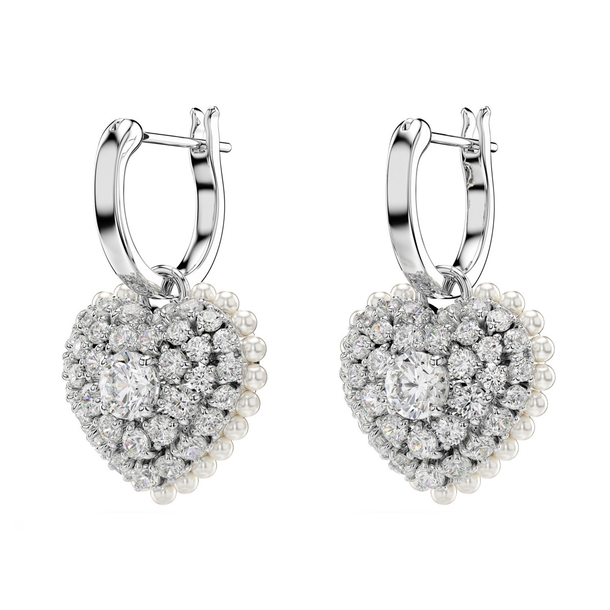 Boucles d'oreilles pendantes Swarovski Hyperbolacoeur