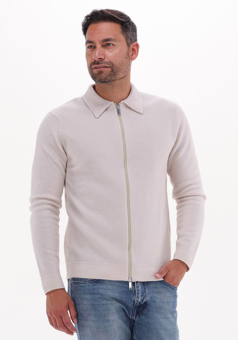 SELECTED HOMME beige selected homme vest belo ls knit zip cardigan