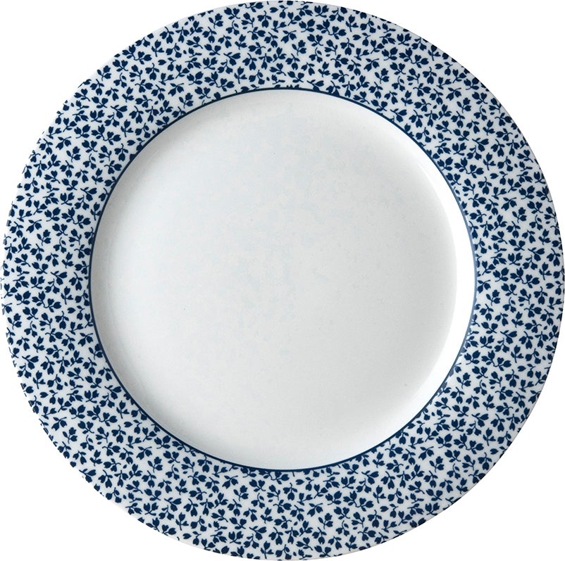 Laura Ashley bord Floris bord blauw D 23,4 H 1,7 cm