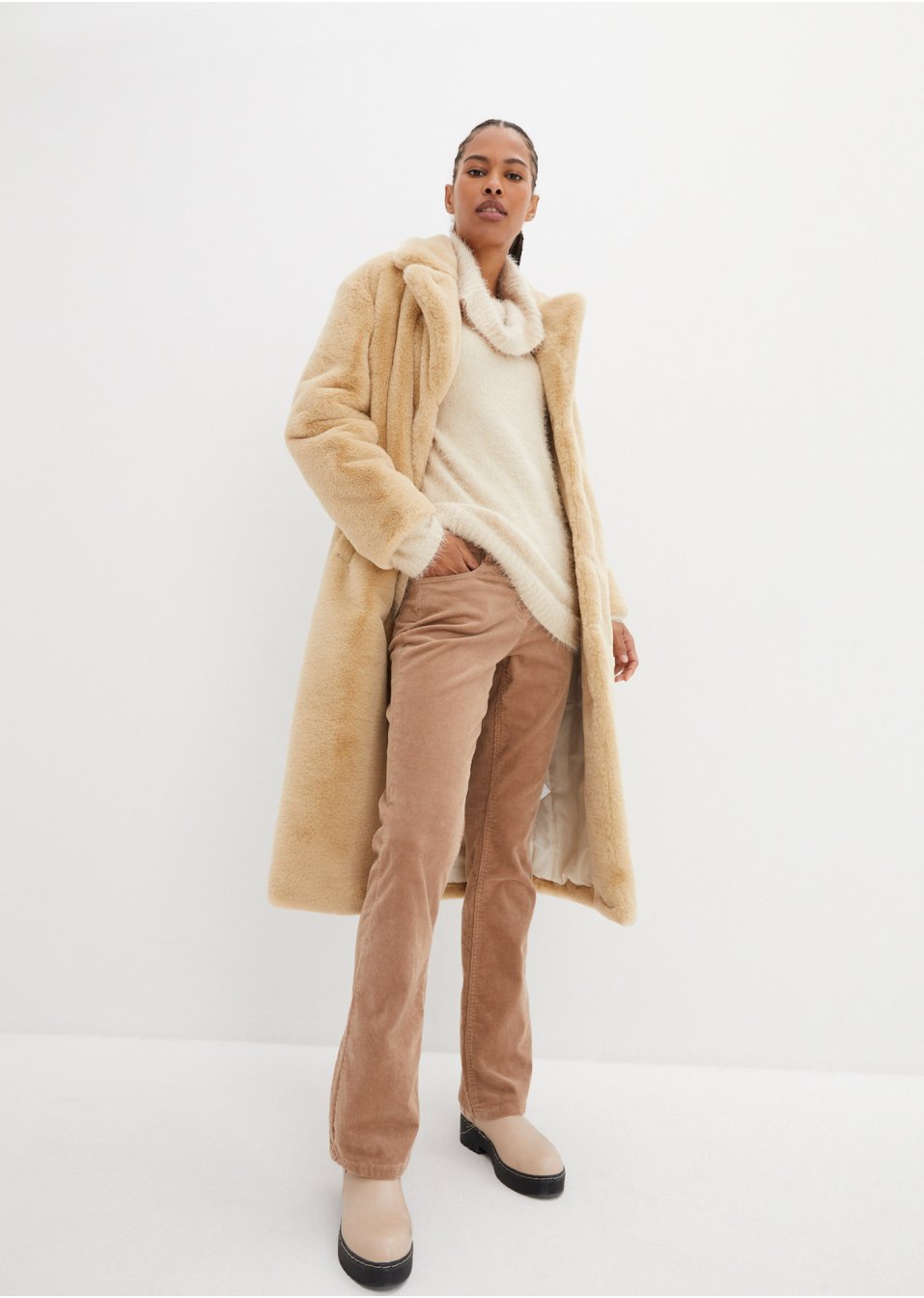 Pull duveteux oversize
