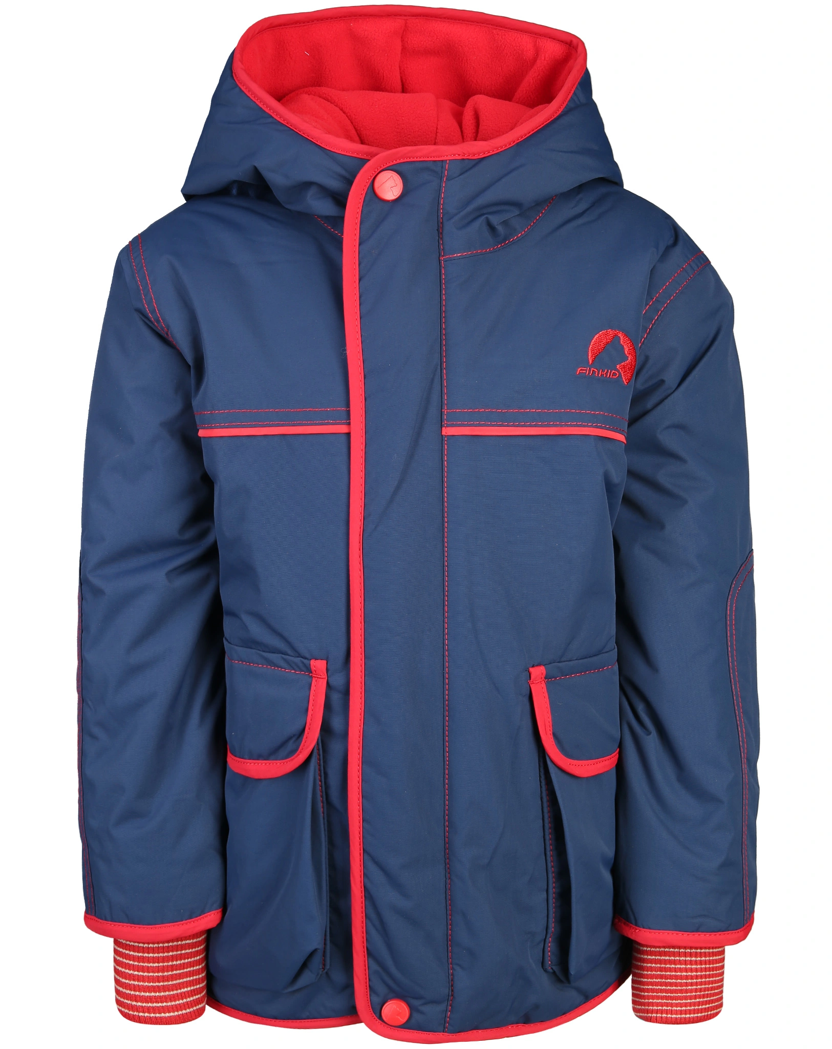 Winterparka TALVI EKO in navy/red