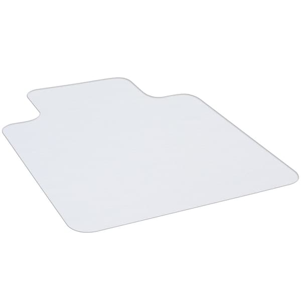 Stolmatte for harde gulv, 90 x 120 cm, sklisikre, transparente gulvmatter for å beskytte tre og fliser, for kontor og hjem
