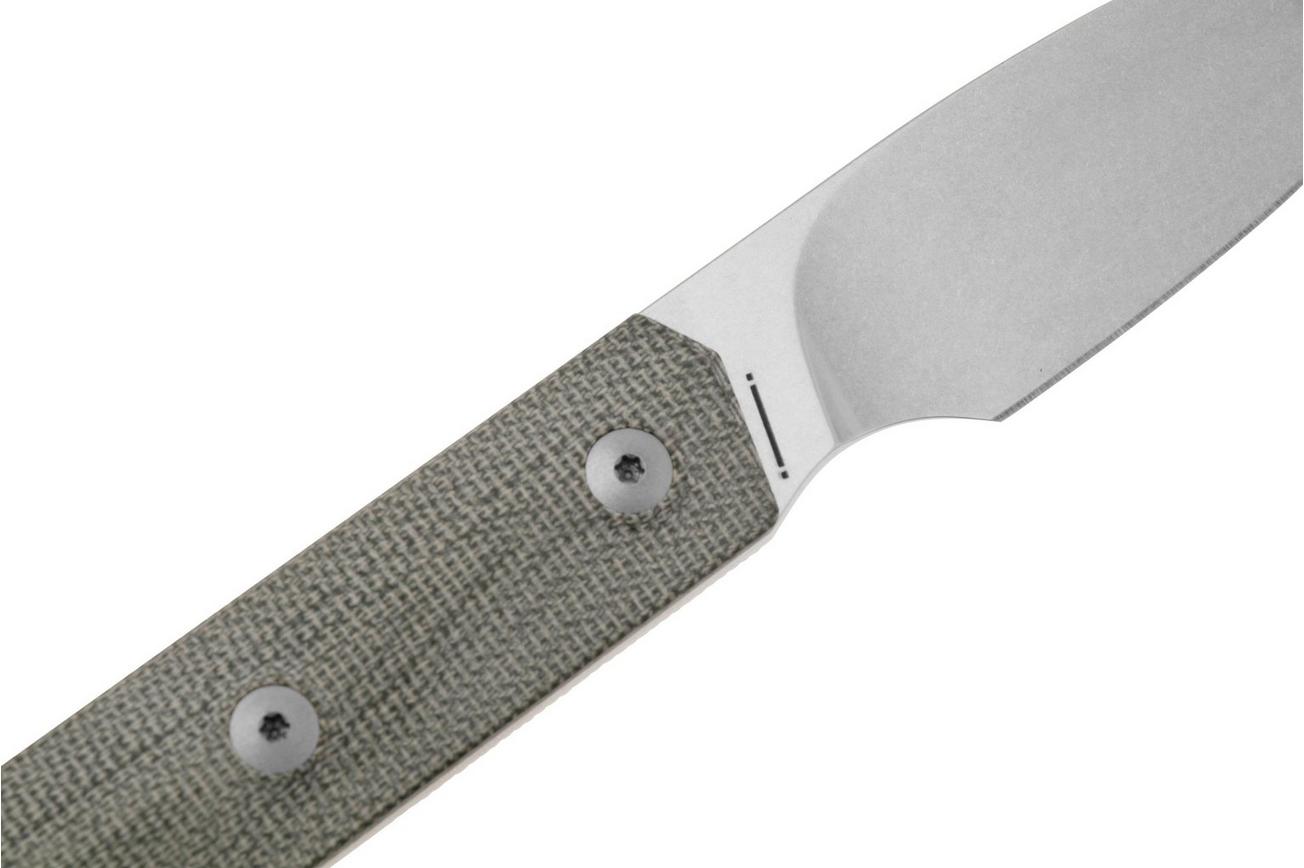 Viper Mirror 2 VT4064CG Böhler M390, Green Canvas Micarta, vaststaand mes