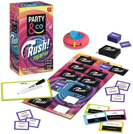Party & Co. - Rush - Partyspel - Voor Volwassenen - Bordspel Voor Groepen