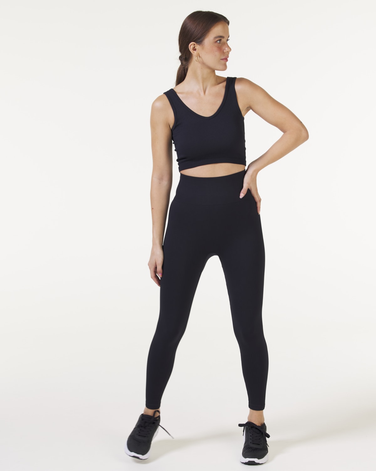 Bumpro Generation Rib Tights Black