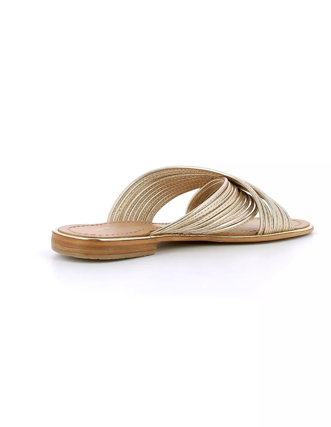 LES TROPEZIENNES HALLOA - Sandales & nu-pieds OR