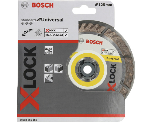 Bosch Standard for Universal diamantdoorslijpschijf Ø 125x22,23 mm, X-LOCK opname