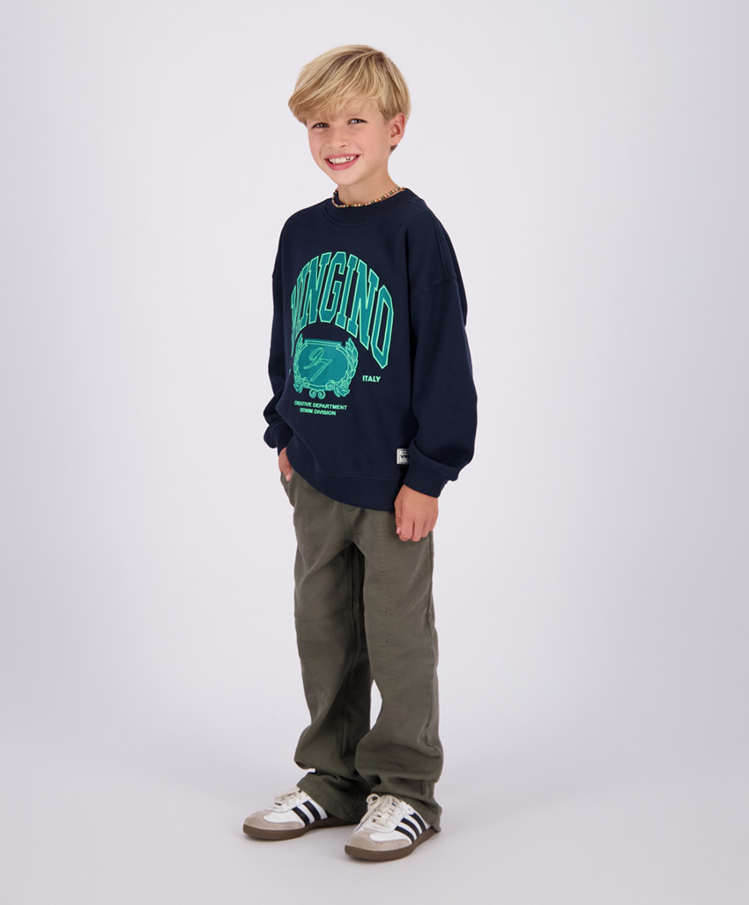 Vingino Jongens sweater blauw