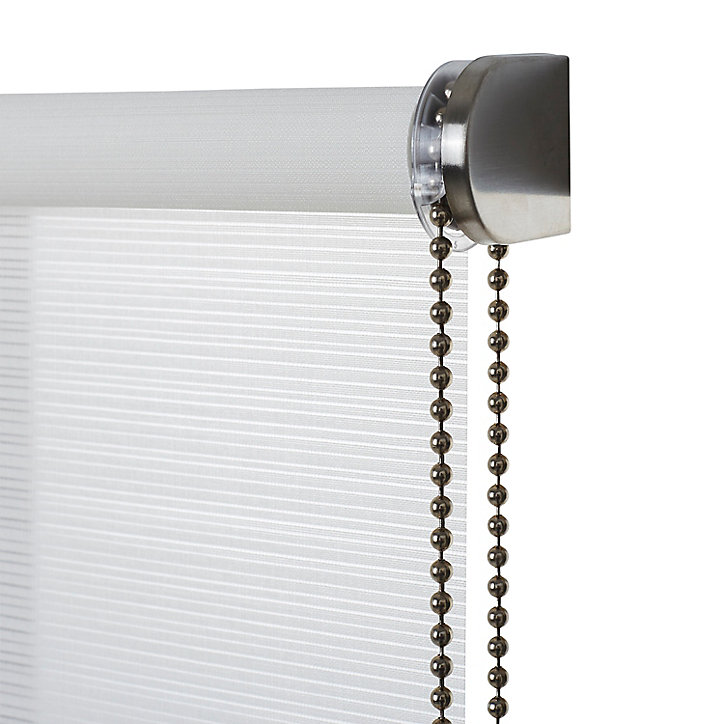 Store enrouleur Colours Ist blanc lignes 40 x 195 cm