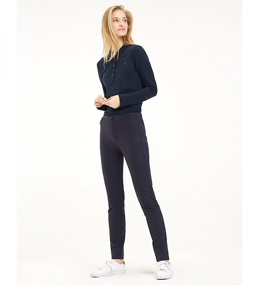 Polo Tommy Hilfiger Heritage Slim estilo marinheiro