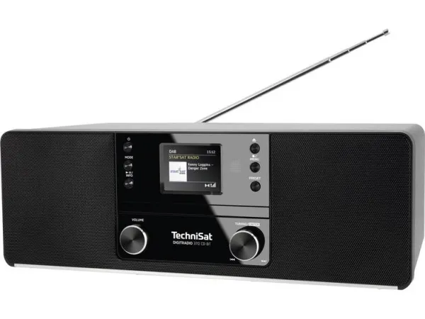 TechniSat DigitRadio 370 CD BT - Audiosystem - 2 x 5 Watt - sort
