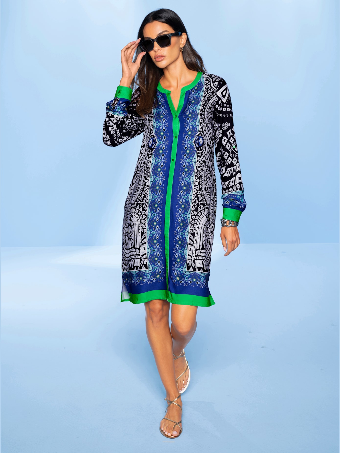 Robe imprimée qualité tissée