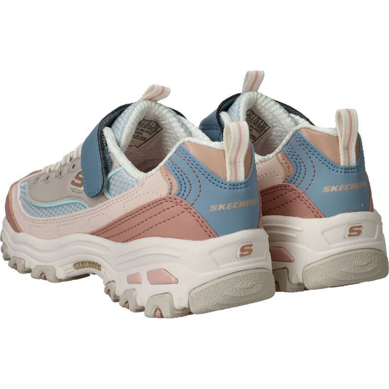 Skechers D'Lites Sneakers Beige Meisjes