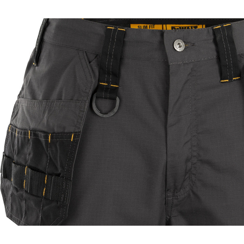 DeWALT Aspen werkbroek met holsterzakken en kniezakken 54 zwart/grijs