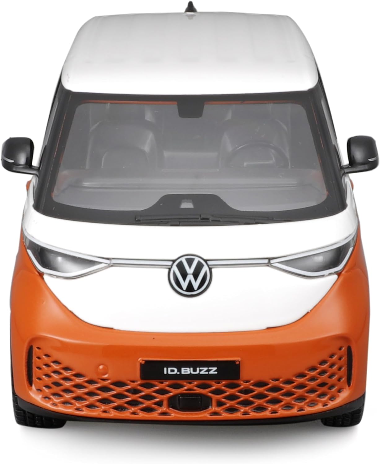 Maisto 32914O - Modellauto - VW ID.Buzz (weiß-orange, Maßstab 1:24) Modell Auto Spielzeugauto