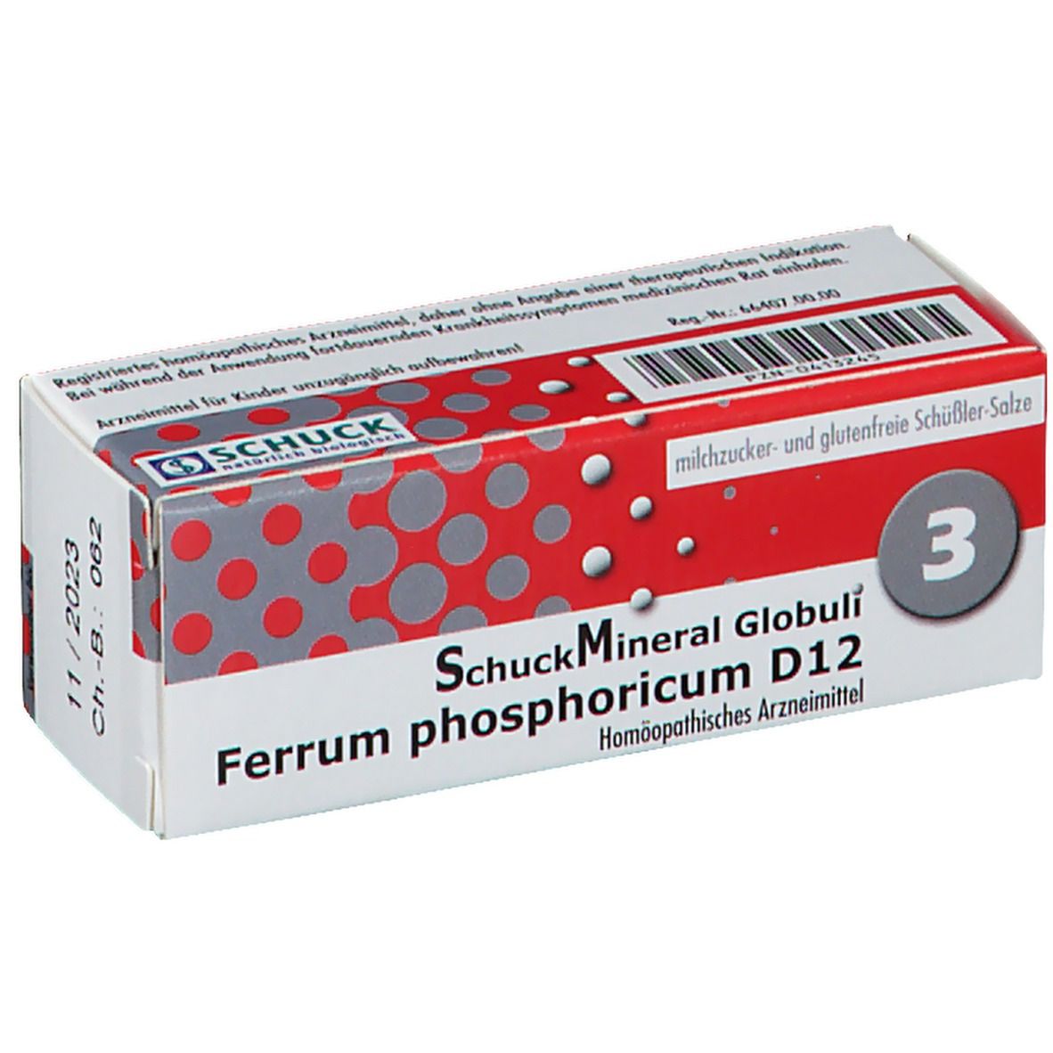 SchuckMineral Globuli Nr. 3 Ferrum phosphoricum D12