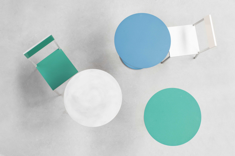 Valerie Objects Round Table S tafel 65.5 aluminium