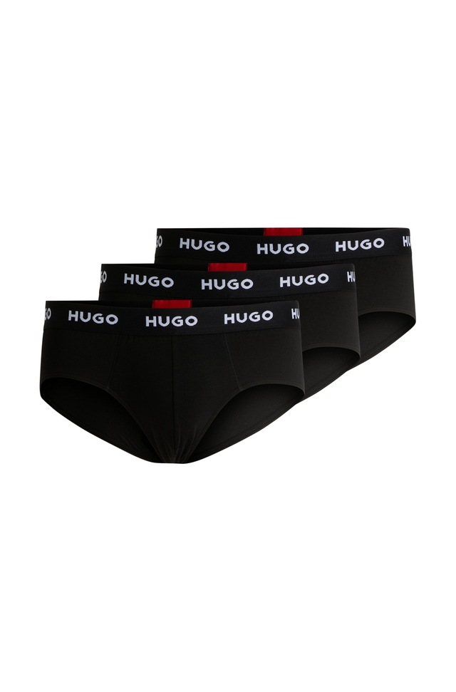 HUGO Underwear Hüftslip »HIPBRIEF TRIPLETPACK« mit modischem HUGO Logo-Elastikbund