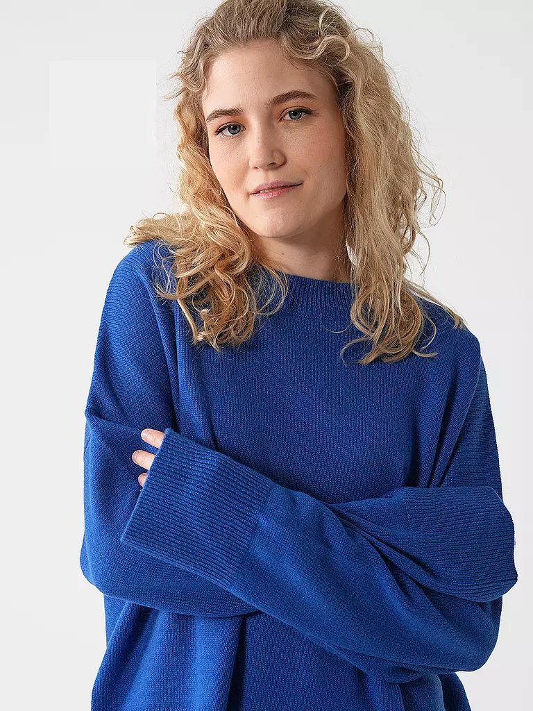 DAVIDA Kaschmirpullover dunkelblau