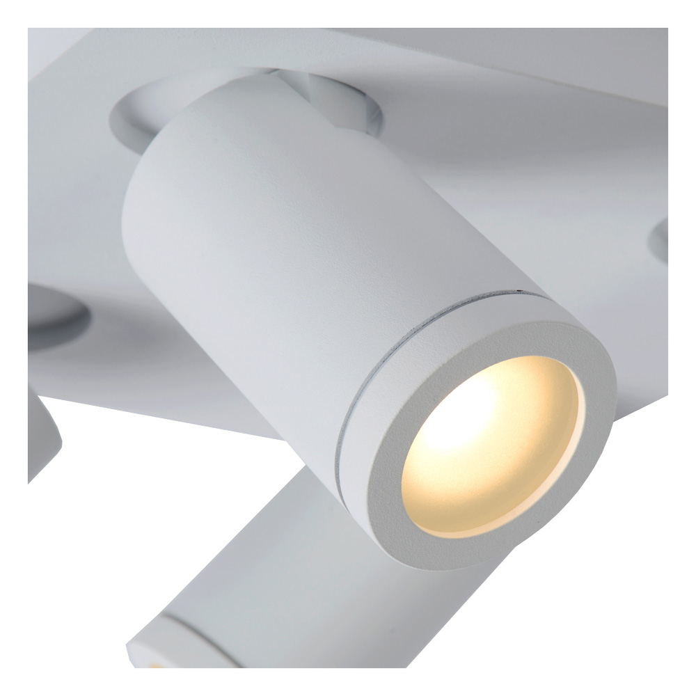 Lucide Taylor plafondlamp 4 spots 5W wit