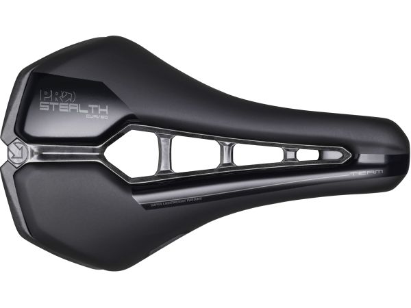 PRO Stealth Curved Road Cykelsadel, Carbon Rails
