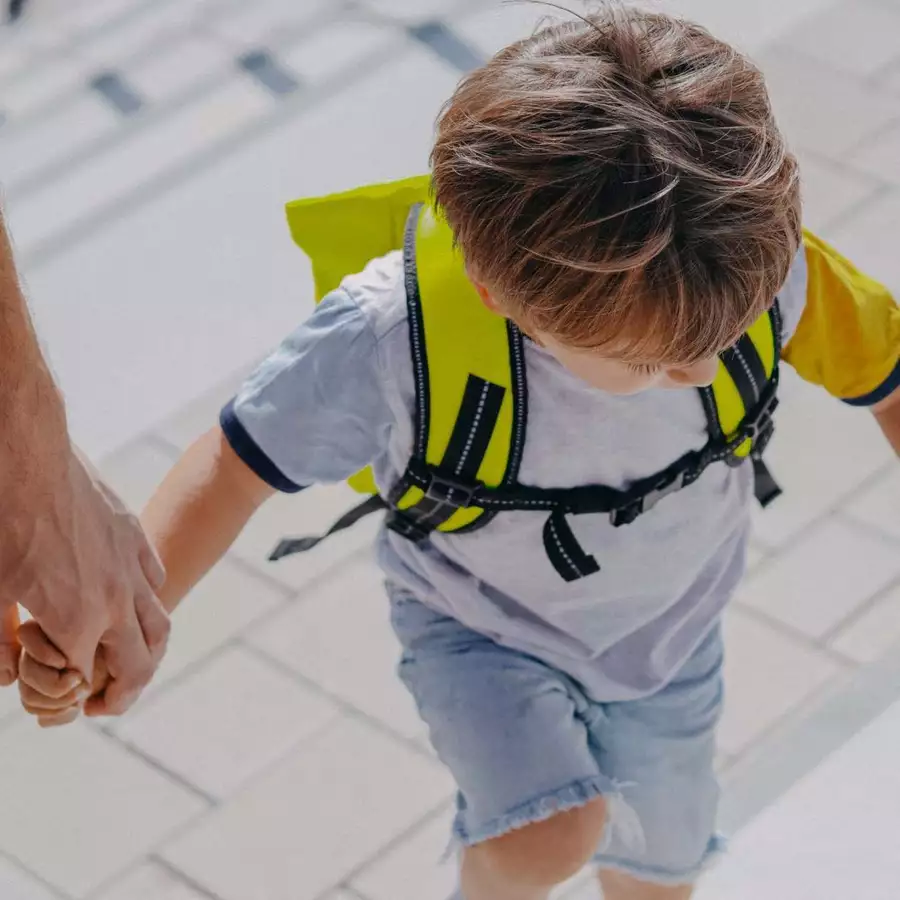 Anna und Oskar Fairer Kinderrucksack Kalle Mini Neon
