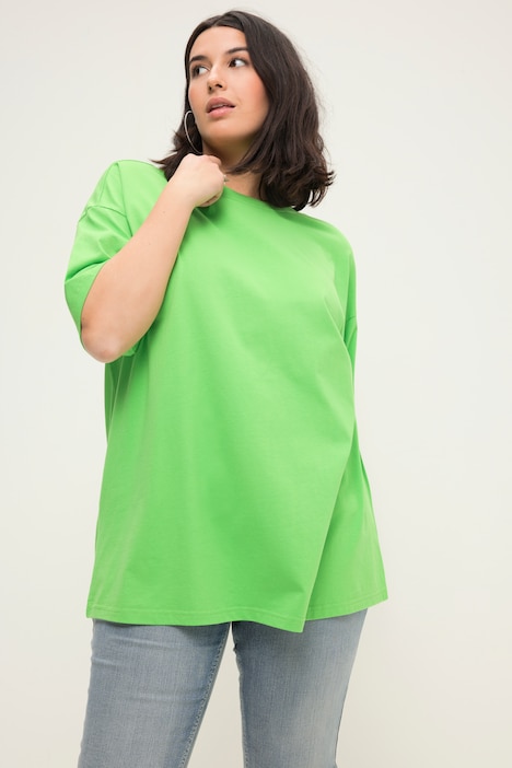 Longshirt, oversized, Statement Print, Rundhals, Halbarm