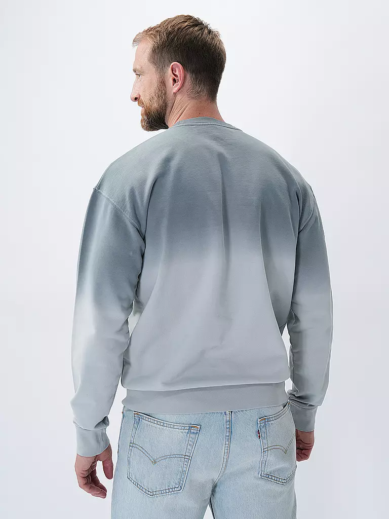 JW ANDERSON Sweater LOGO GRADIENT SWEATER hellgrau