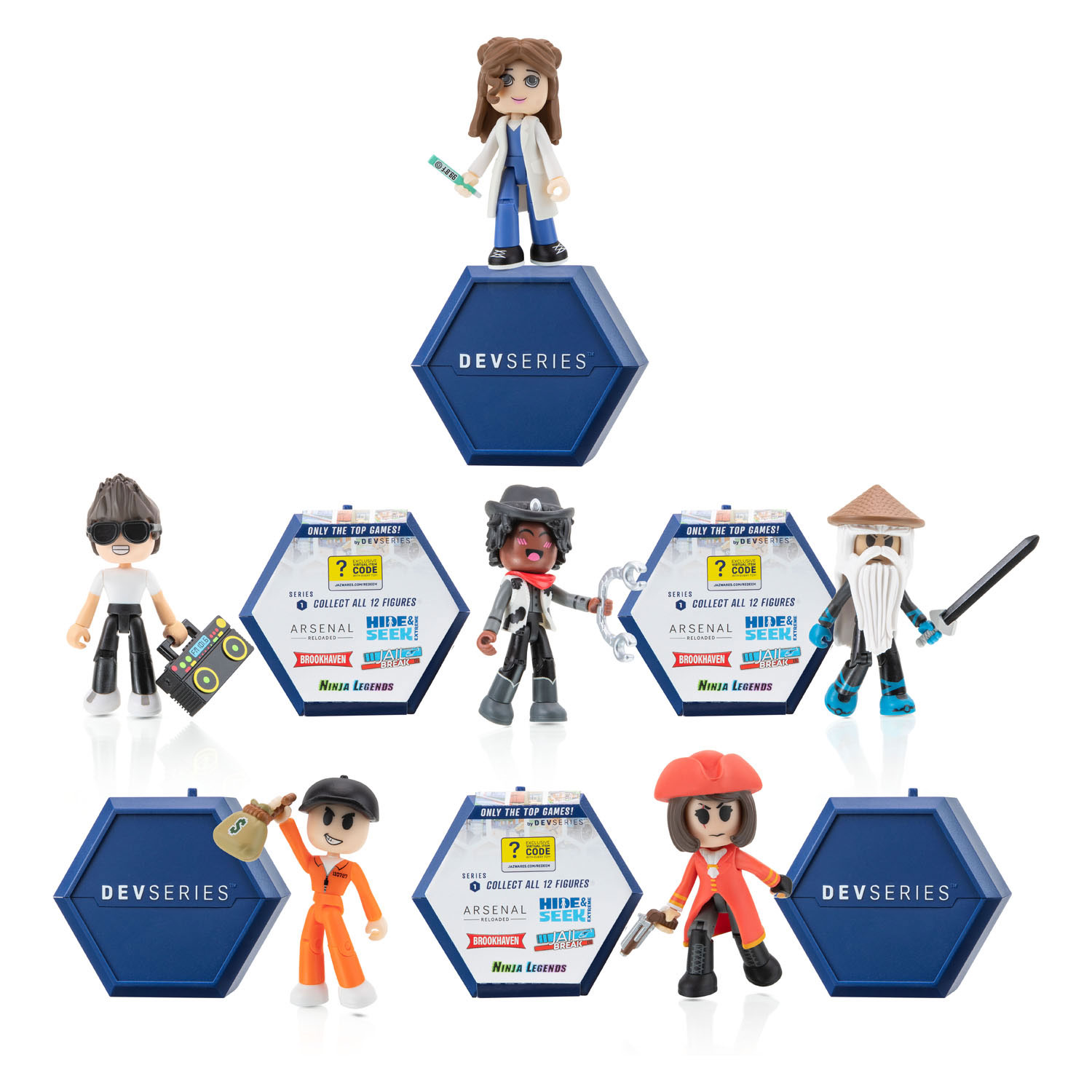 DevSeries Sleutelhanger Mystery Figuur, 7,5cm
