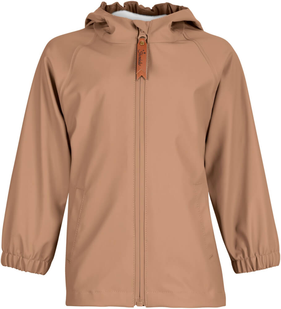 Sterntaler Regenjacke ungefüttert uni, lehmbraun, Gr. 74