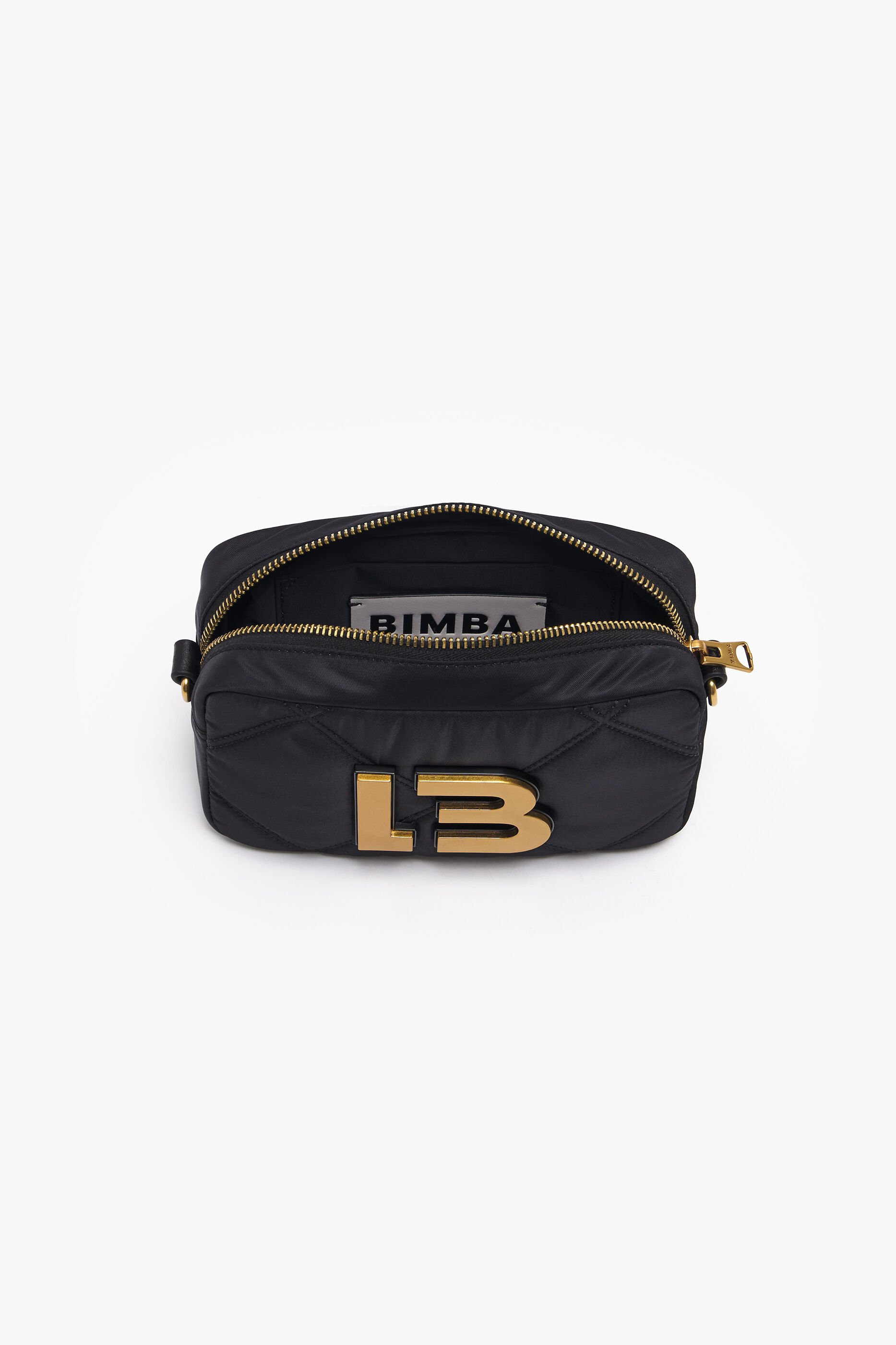 Bolsa de ombro retangular preta tamanho XS