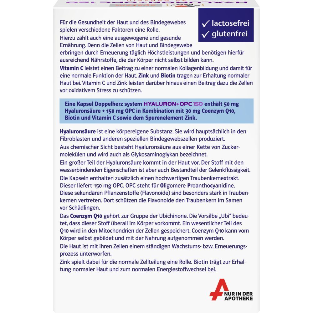 Doppelherz® Hyaluron + OPC 150