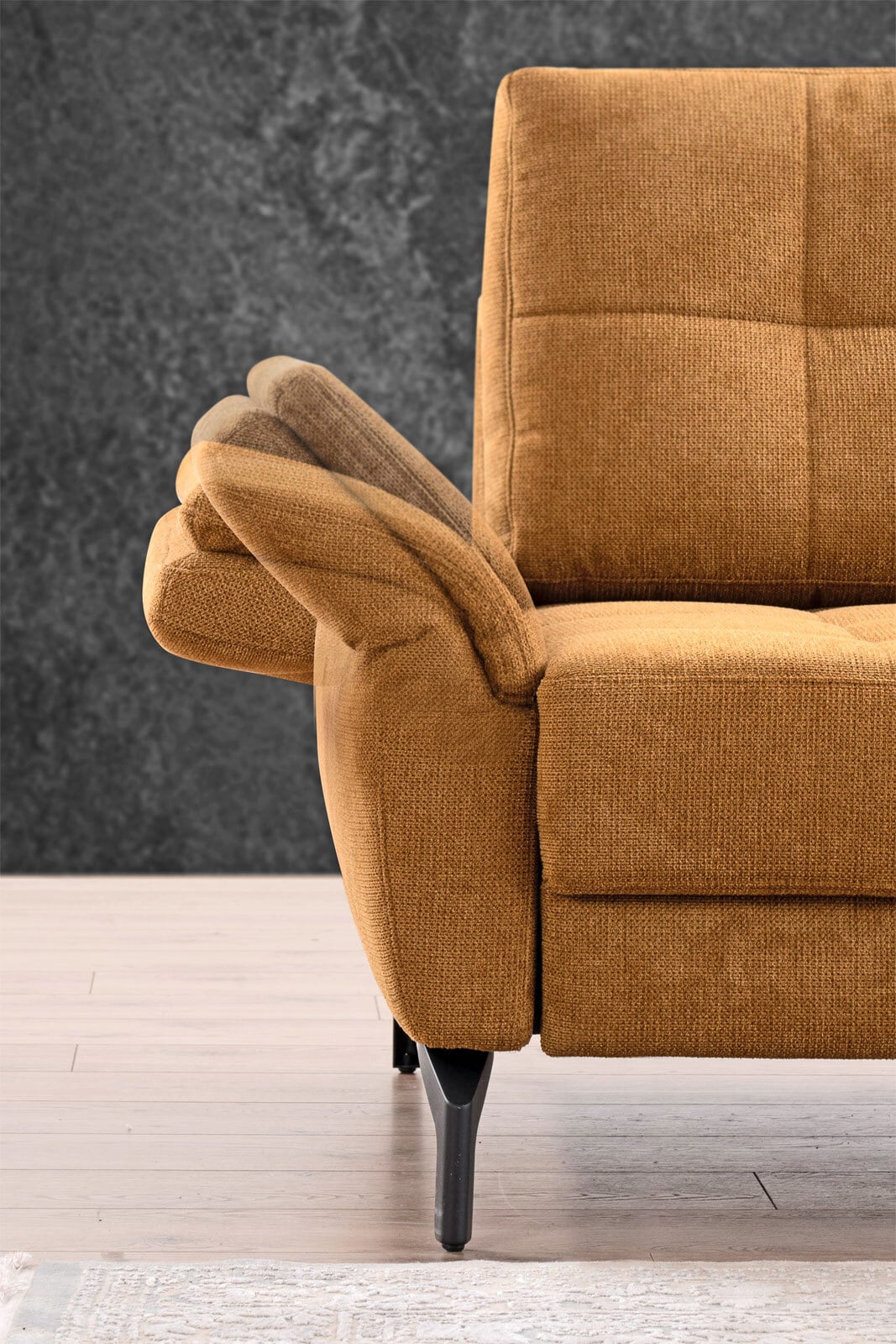 Sofa 3-Sitzer BRONX gelb