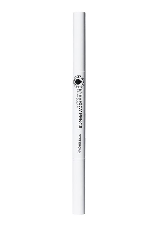 Eyebrow pencil triangular