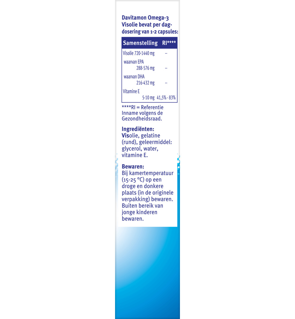 Davitamon Omega 3 Visolie (60 capsules)