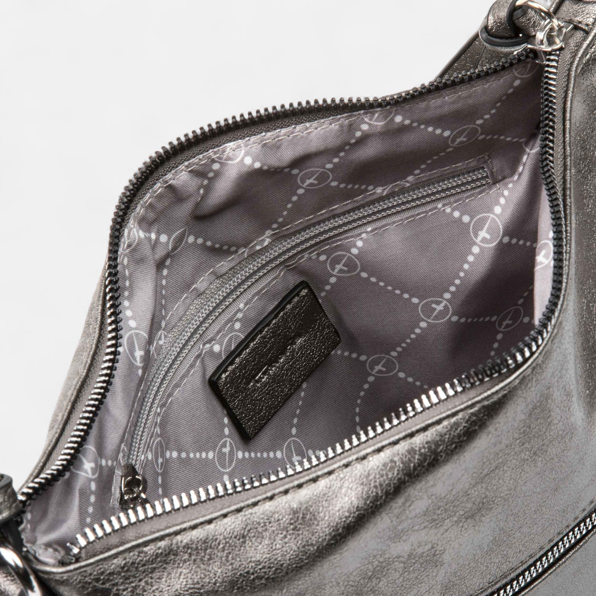 Sac bandoulière argent