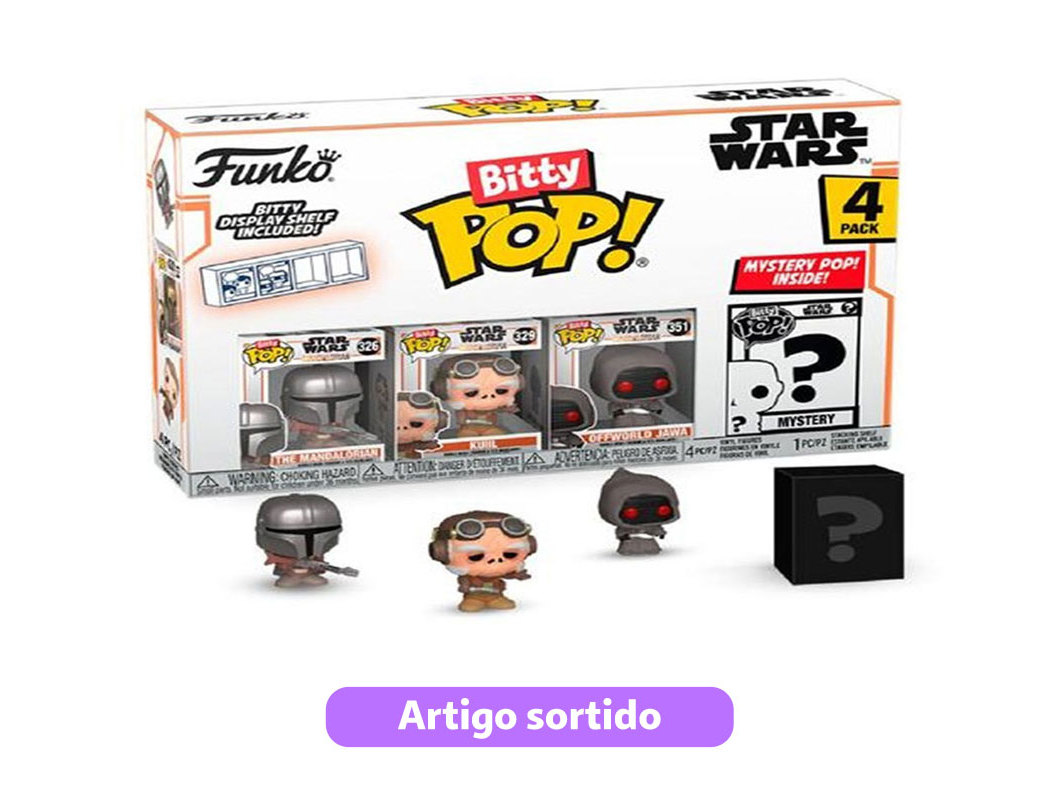 BITTY POP MANDALORIAN 4 FUNKO MODELOS SORTIDOS