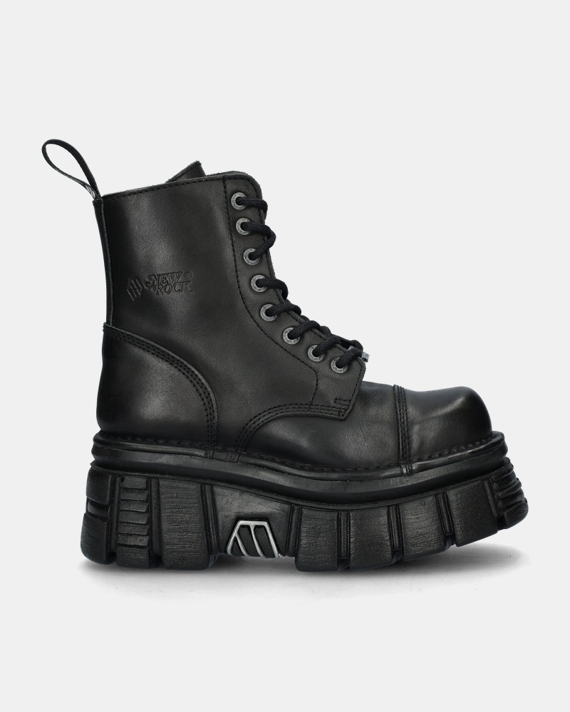 New Rock Mili083 - S21 Tow Veterboots  - zwart