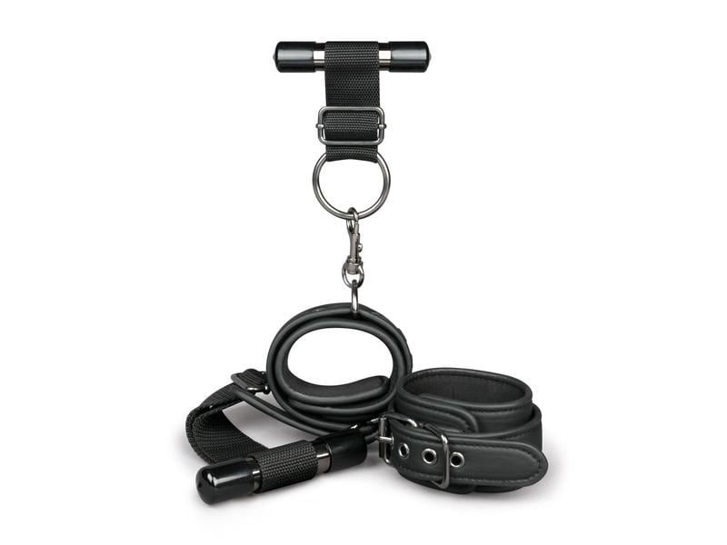 Easytoys Fetish Collection Over the Door Wrist Cuffs Schwar Handschellen für erotische Bondage-Spiele