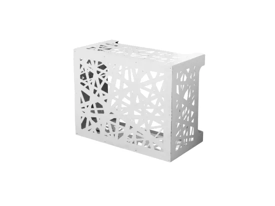 Cache climatiseur pour climatiseur ARTIST M Blanc en aluminium L86 x P44 x H68 cm