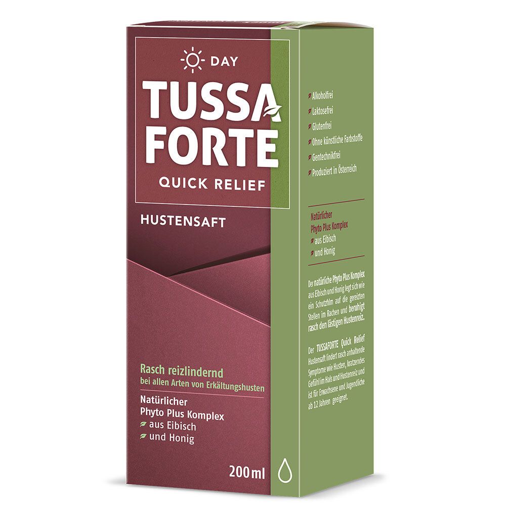 TUSSAFORTE DAY Quick Relief Hustensaft
