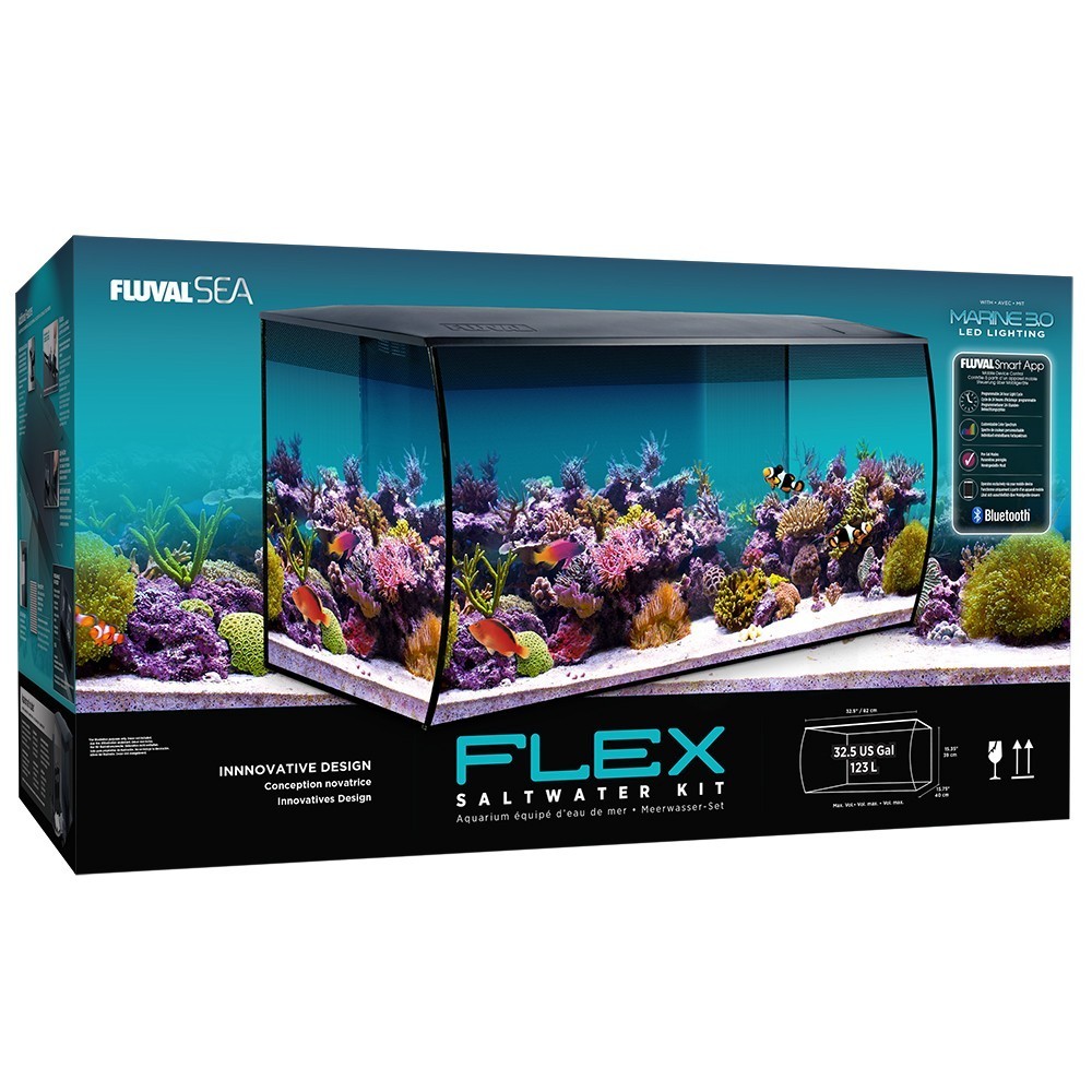 Aquário Fluval Flex Marine 123 Litros