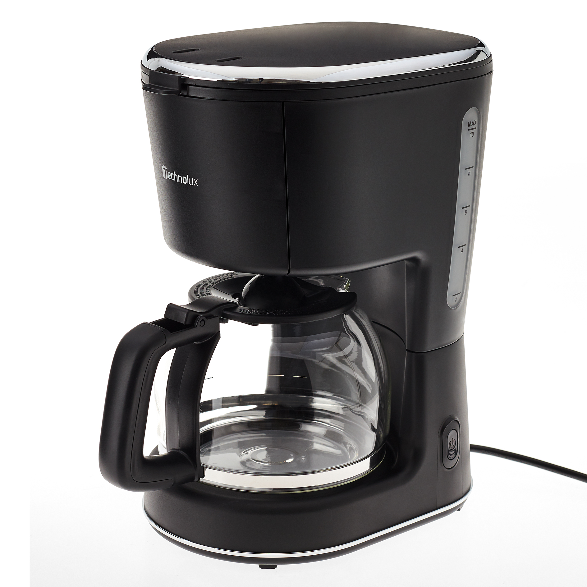 TECHNOLUX Kaffeemaschine - schwarz - 1,25 Liter