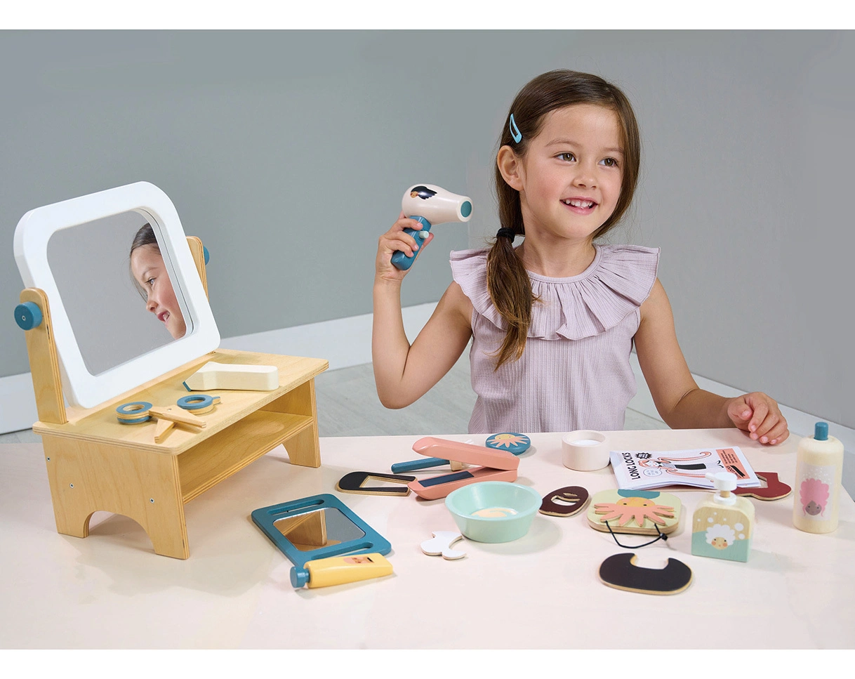 Rollenspiel-Set FRISEURSALON aus Holz