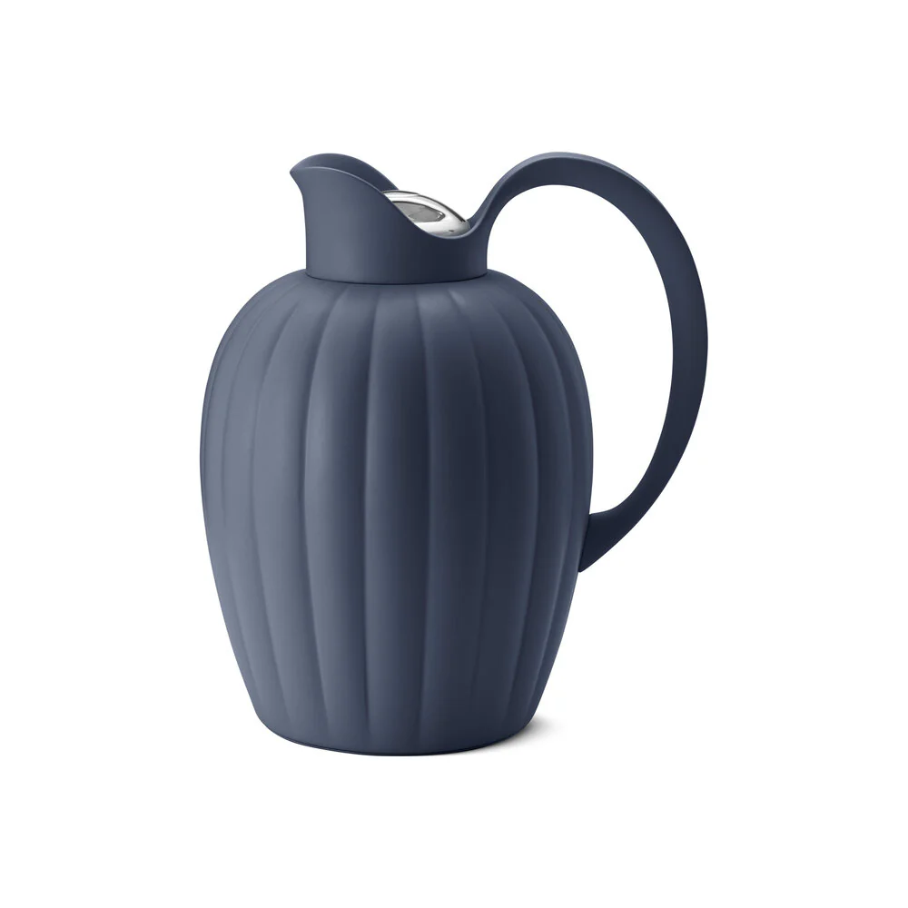 Georg Jensen  Bernadotte termokande, Støvt blå - 1 L.