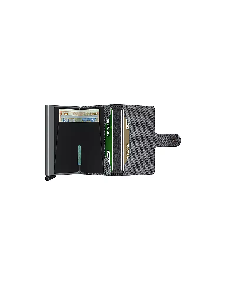 SECRID Geldbörse - Miniwallet Carbon Cool Grey grau