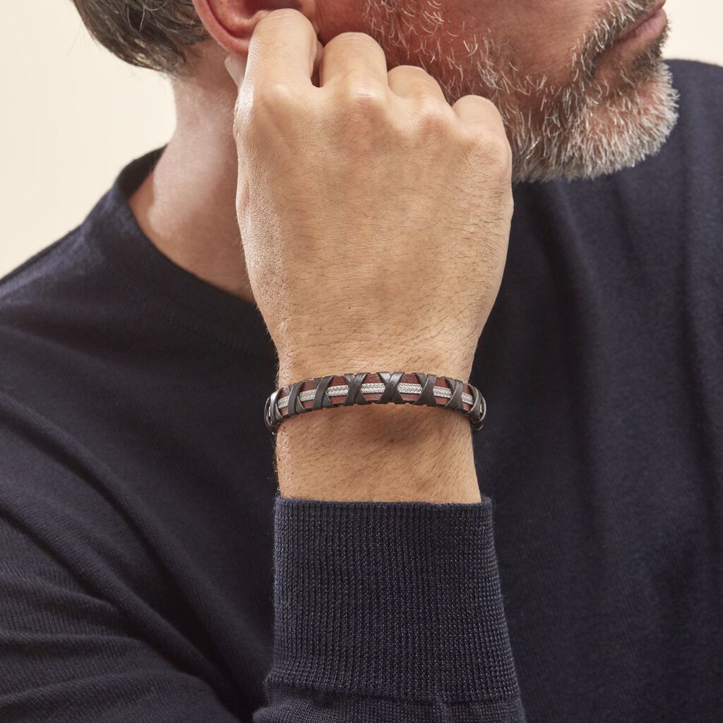 Bracelet Acier Blanc Luc
