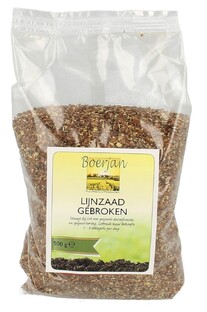Boerjan Lijnzaad Gebroken 500GR