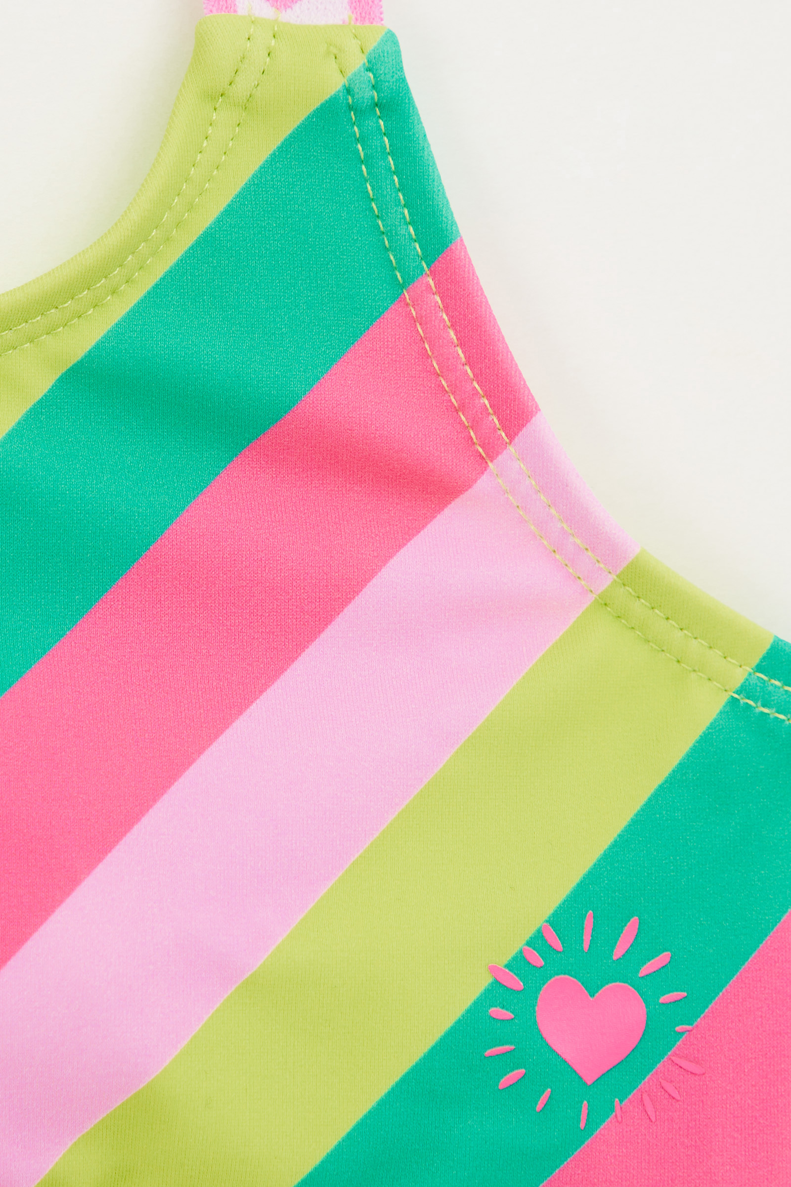 Meisjes bikini met dessin WE Fashion Felroze