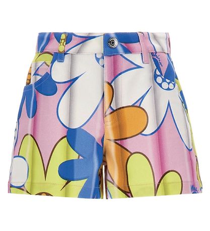 Moschino Denimshorts - Pink/Bl?/Gul